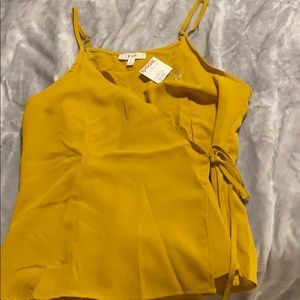Yellow halter top